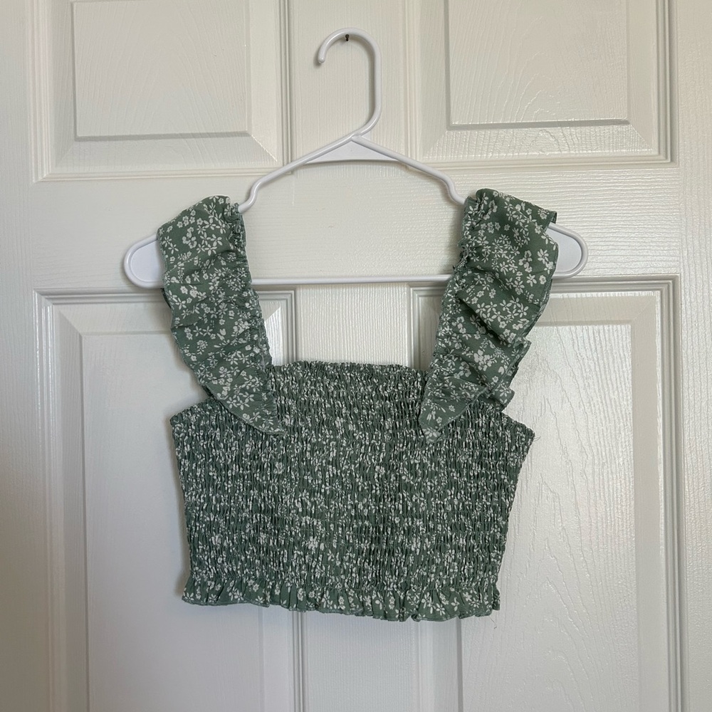 Floral crop top